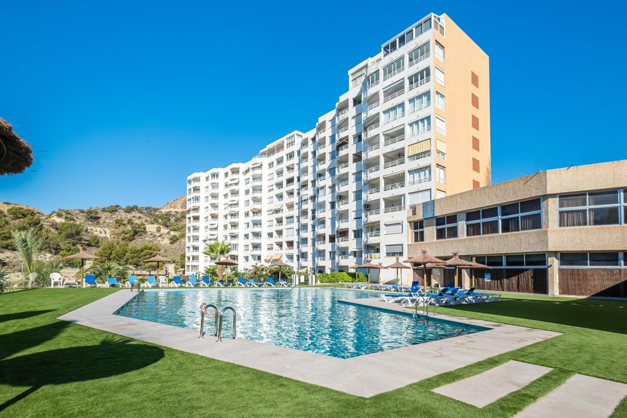 Eurotennis Paradise Beach Apartments Villajoyosa Exterior photo